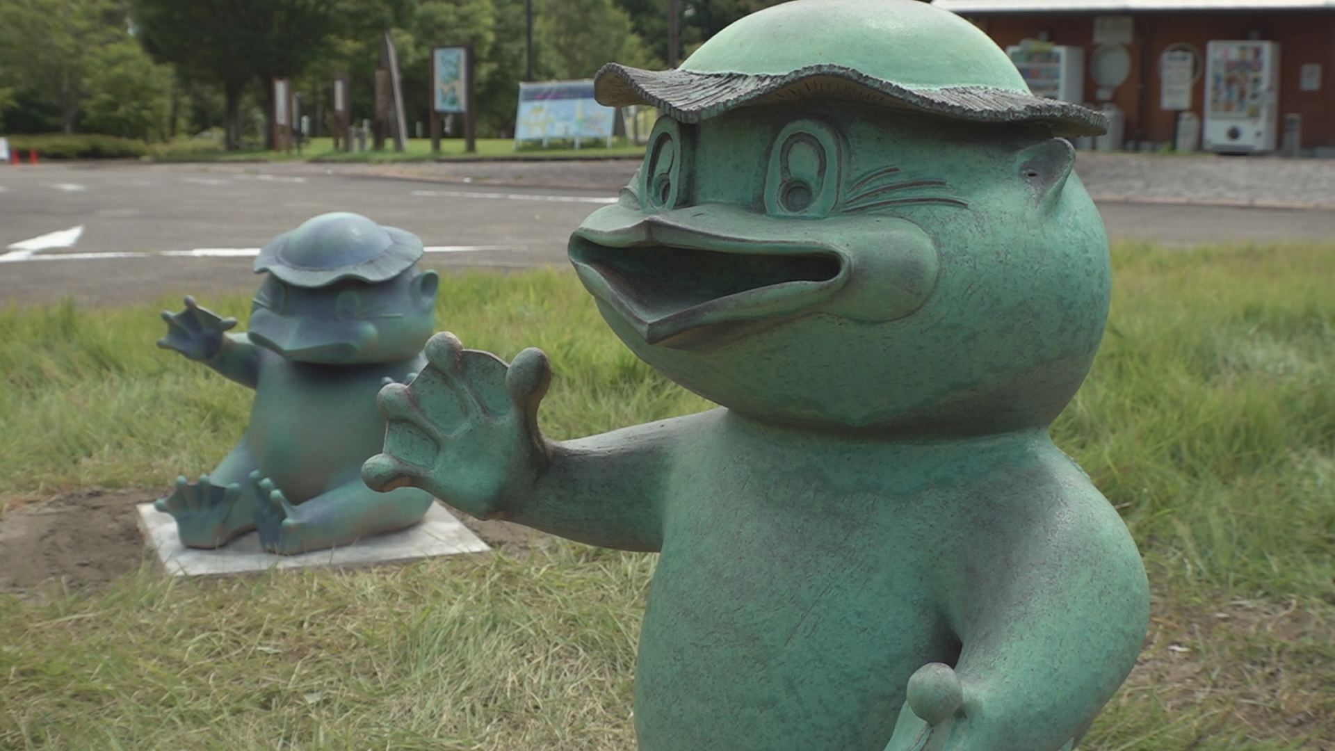県立大潟水と森公園にカッパ像  開園20周年のイベントも開催！