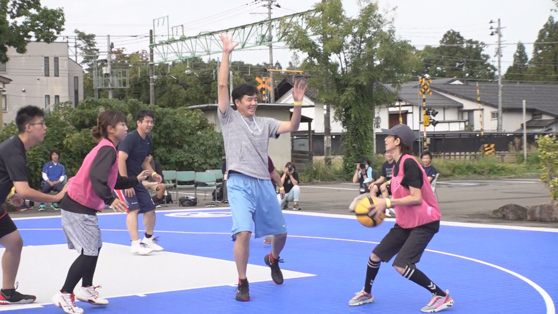仲町で「３X３」！　スポーツで町を盛り上げるイベントを開催