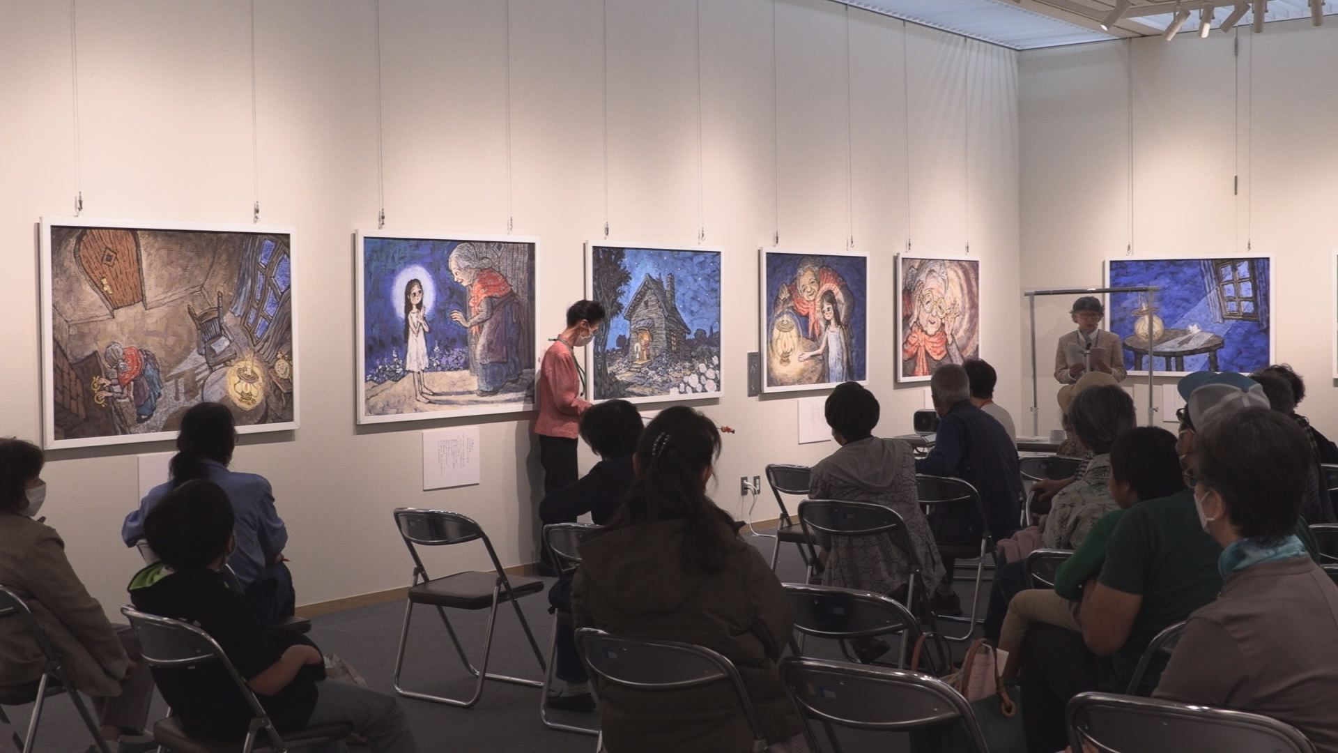 超大型紙芝居で読み聞かせ 小川未明4作品による朗読会
