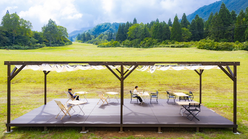 絶景×リゾート×ワーク「リゾワテラス」休暇村妙高にオープン！