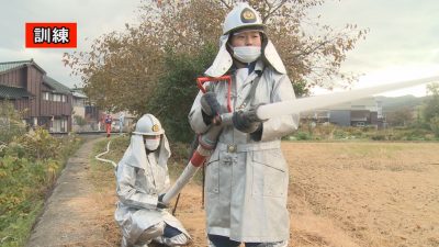 木造住宅密集地で地域住民と連携し消火訓練／佐渡テレビジョン