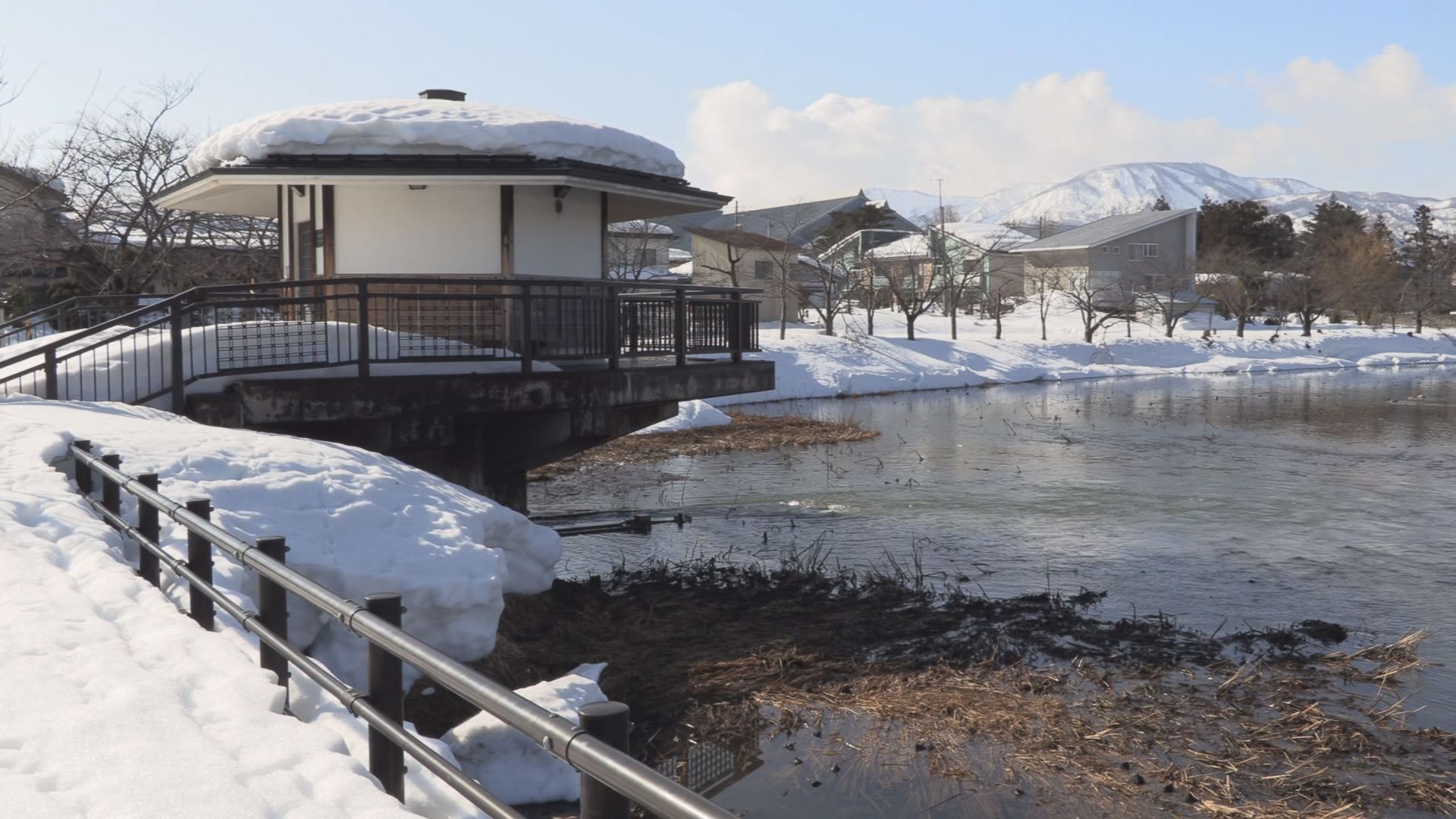 昨冬9年ぶりに稼働 素早い雪処理「消流雪設備」試運転