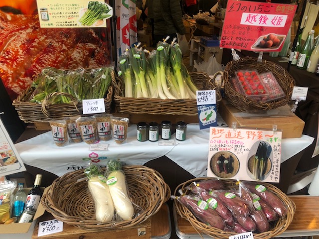雪国マルシェ 上越産の冬野菜を直送！あす30日（日）まで開催中