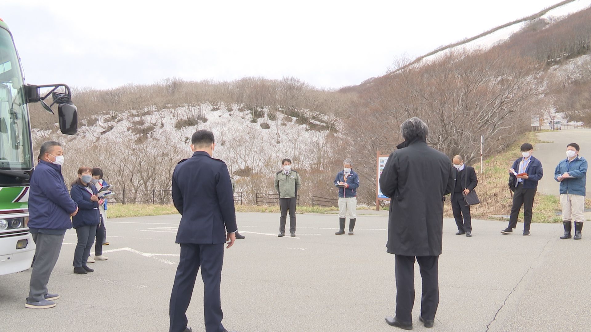 観光シーズンを前に大佐渡スカイラインをパトロール／佐渡テレビジョン