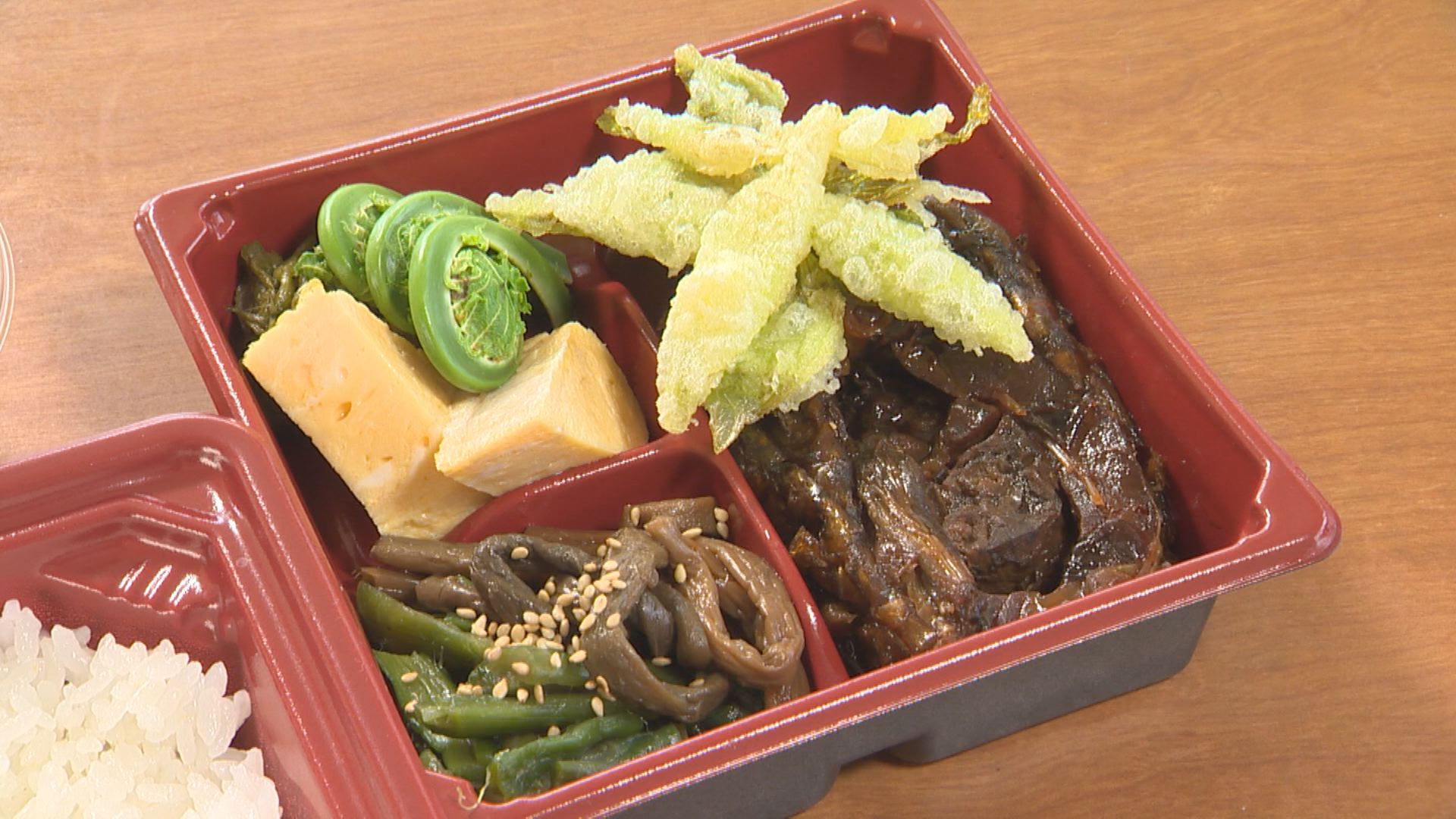牧区の恵みがギュッと詰まったお弁当も提供！「牧湯の里 深山荘」