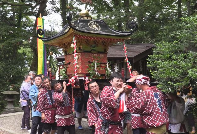 3年ぶりに神様も大喜び 名立区江野神社祇園祭