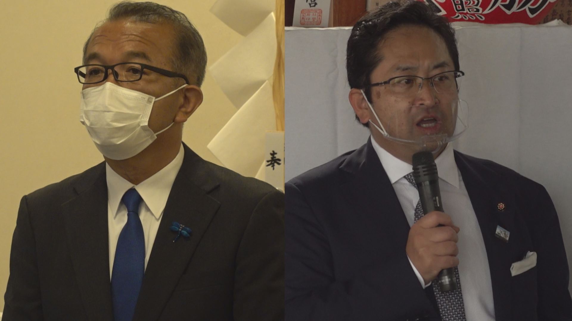 妙高市長選挙 城戸陽二氏と宮澤一照氏 両陣営が事務所開き