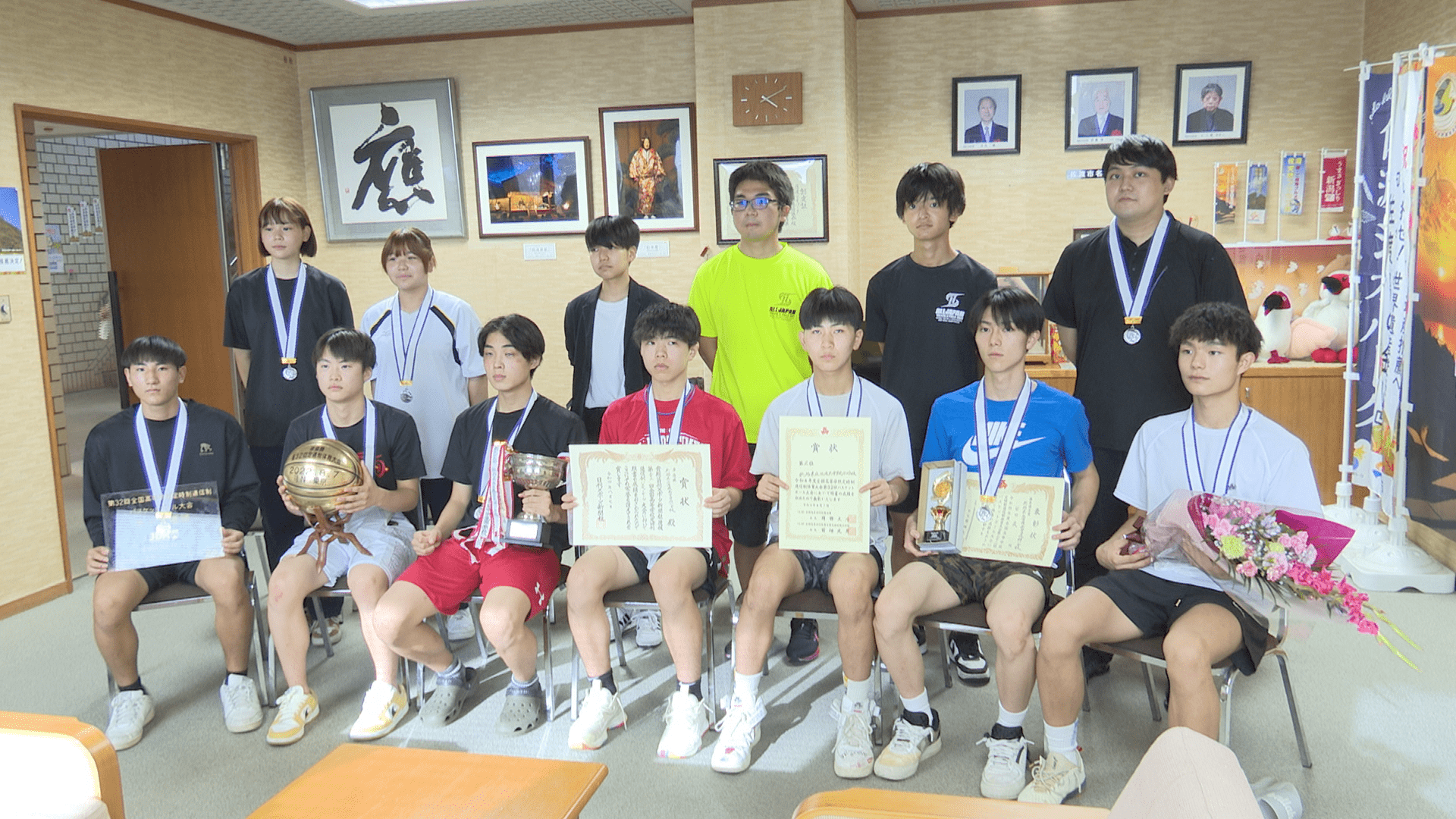 佐渡高校相川分校のバスケ部などが全国大会出場！結果を報告／佐渡テレビジョン