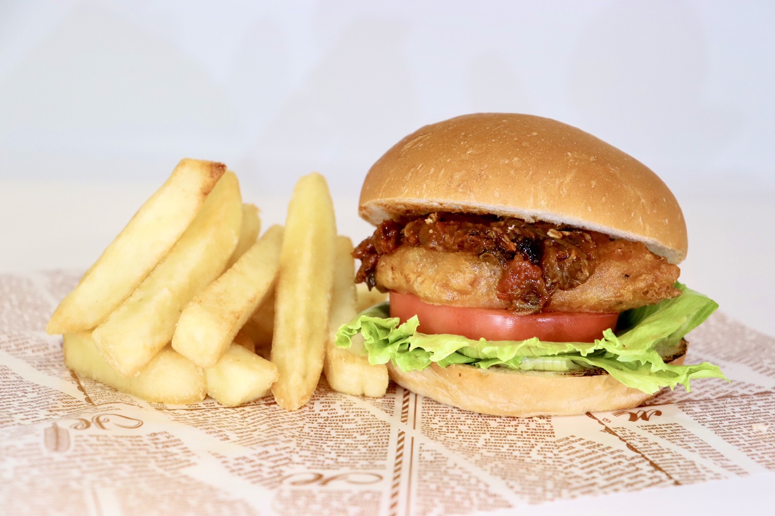 海洋高校「あんこうバーガー」新発売！8日から能水商店で