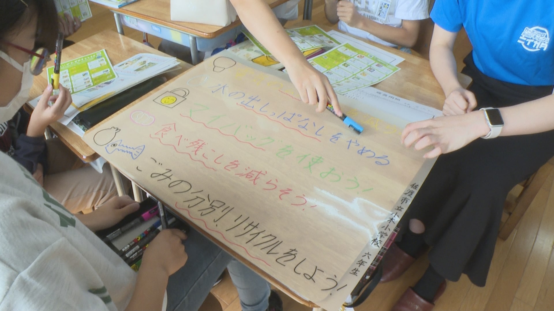 小木小児童が大学生とSDGsについて考える／佐渡テレビジョン