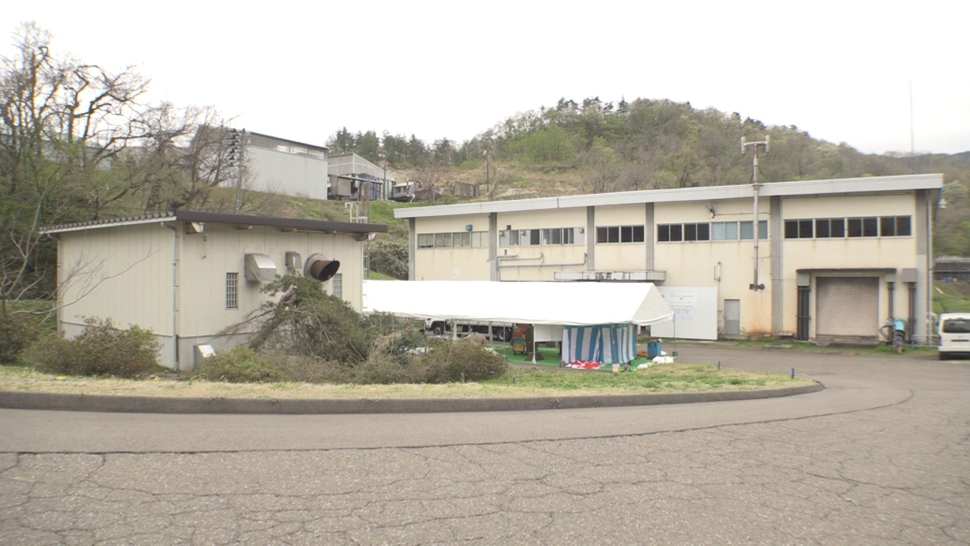 上越市の城山浄水場 老朽化で改修工事はじまる