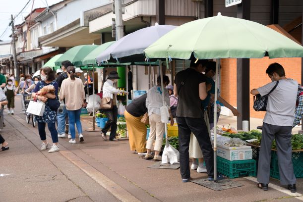 上越市の朝市に出店しませんか？手数料は格安の1回120円