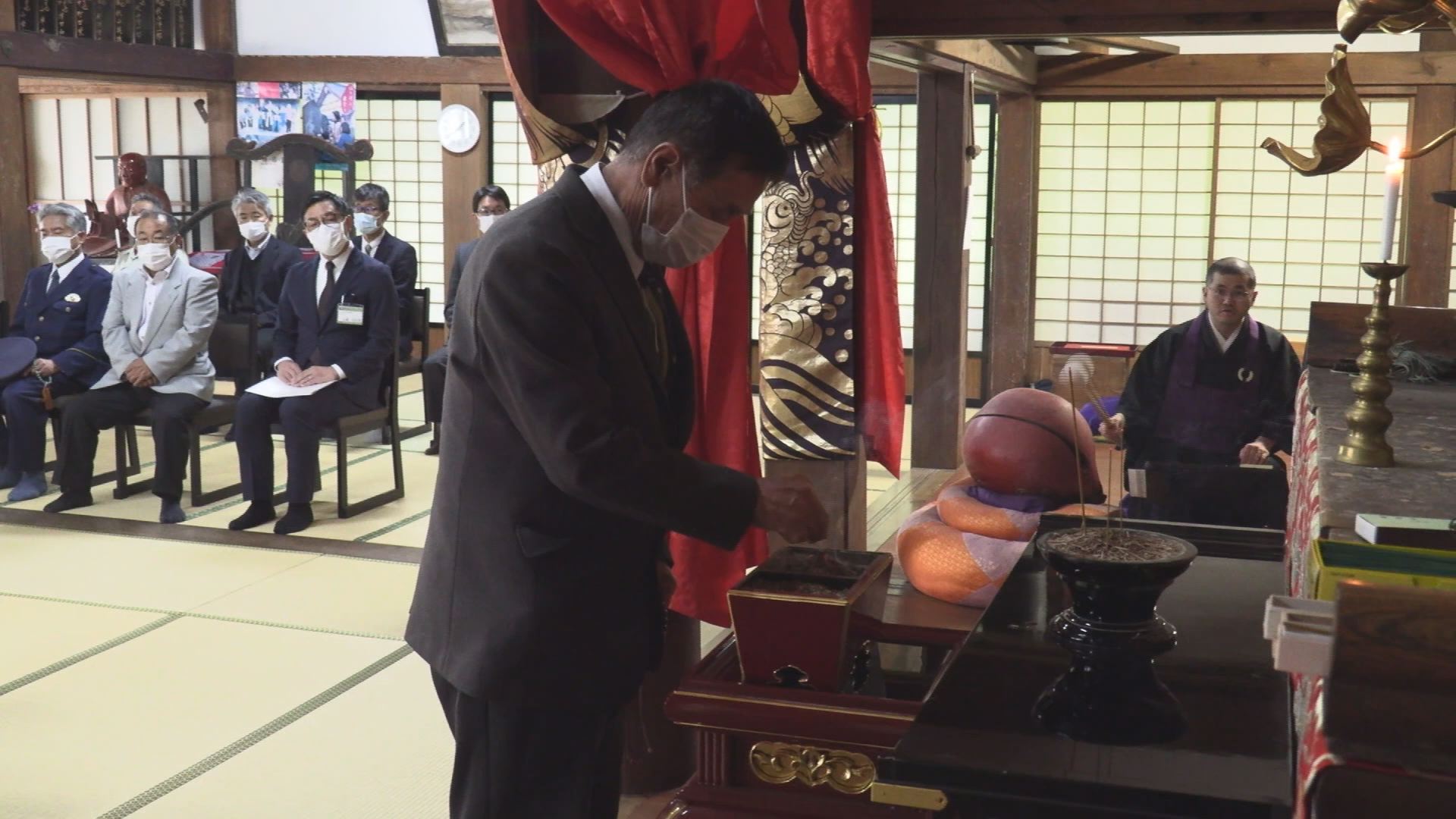 直峰城 南北朝時代の城主を偲ぶ 安塚区「風間祭」