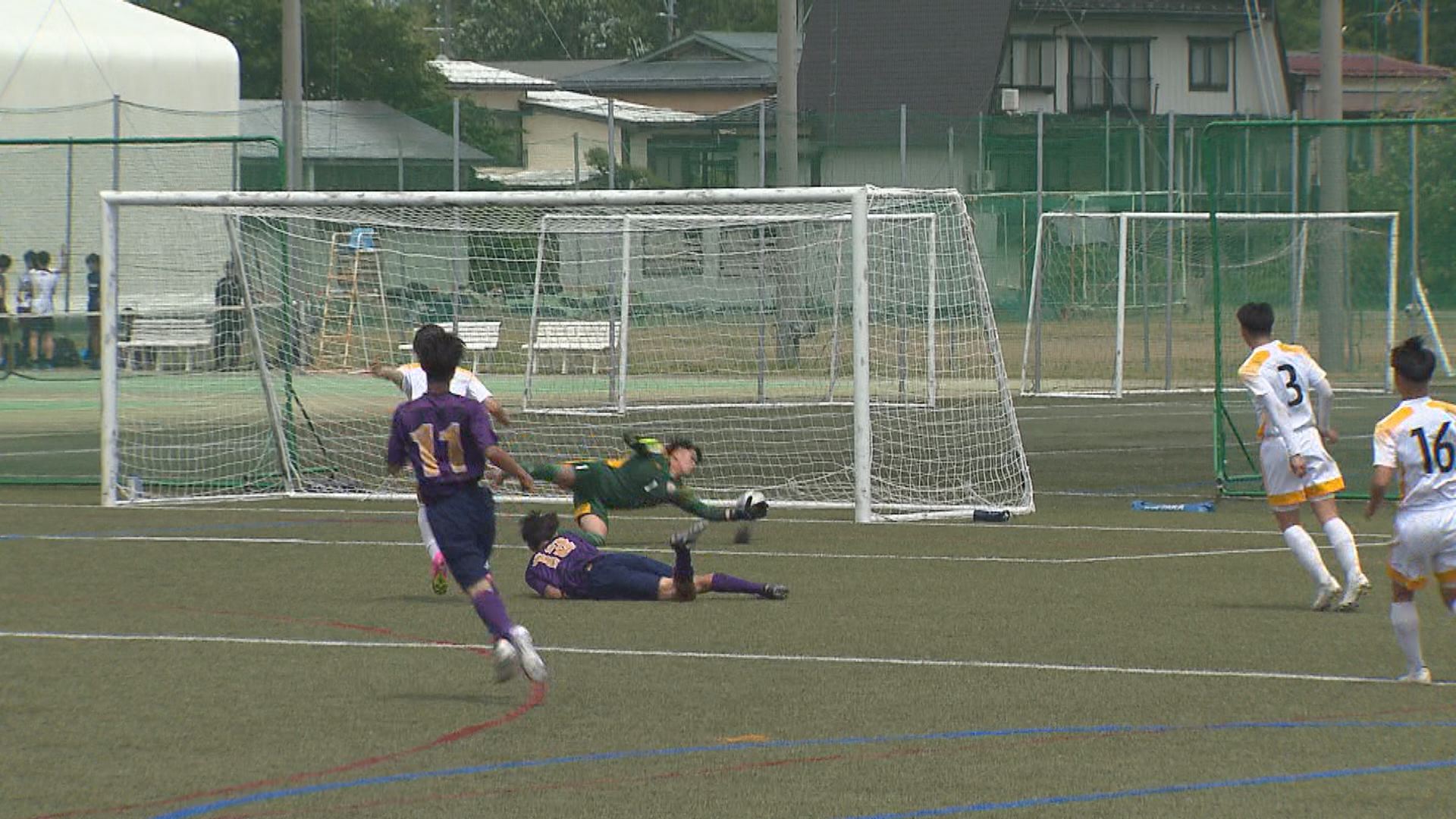 上越高校サッカー部 県1部リーグで5戦全勝！