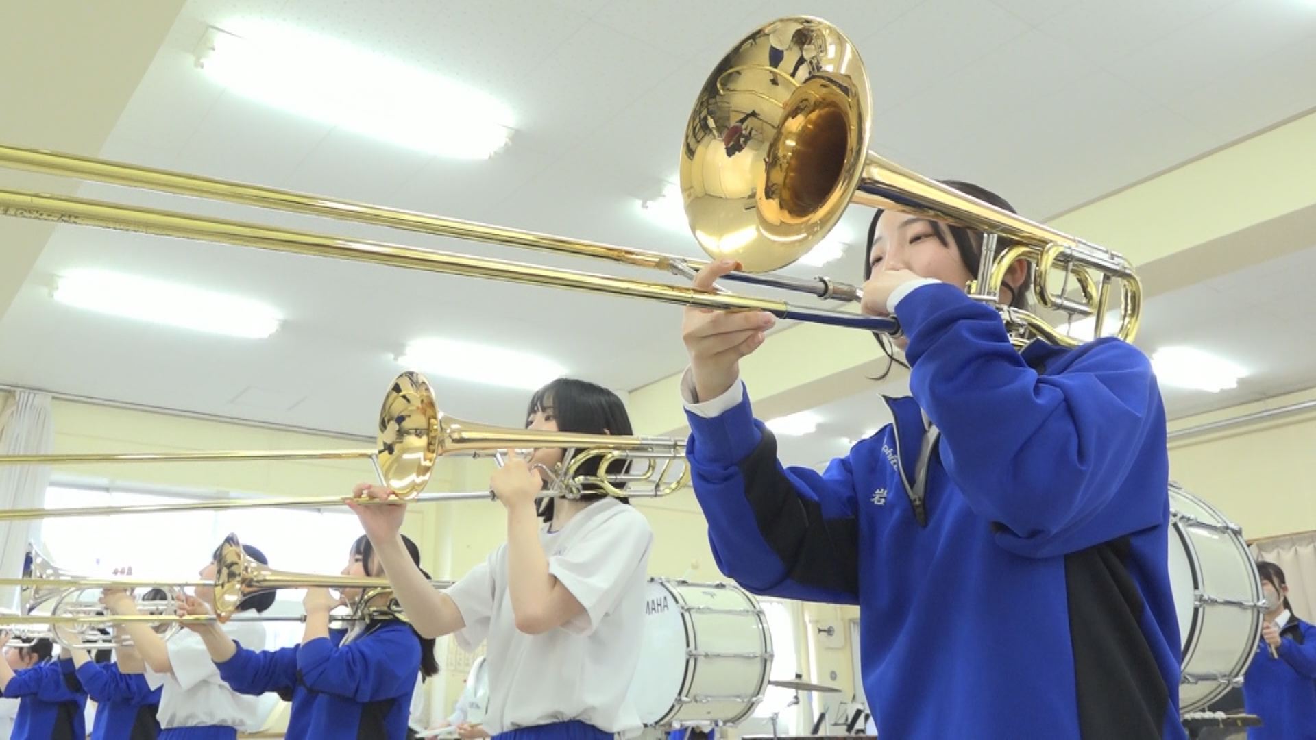 高田北城高校吹奏楽部 スペシャルコンサートに向けて猛練習♪