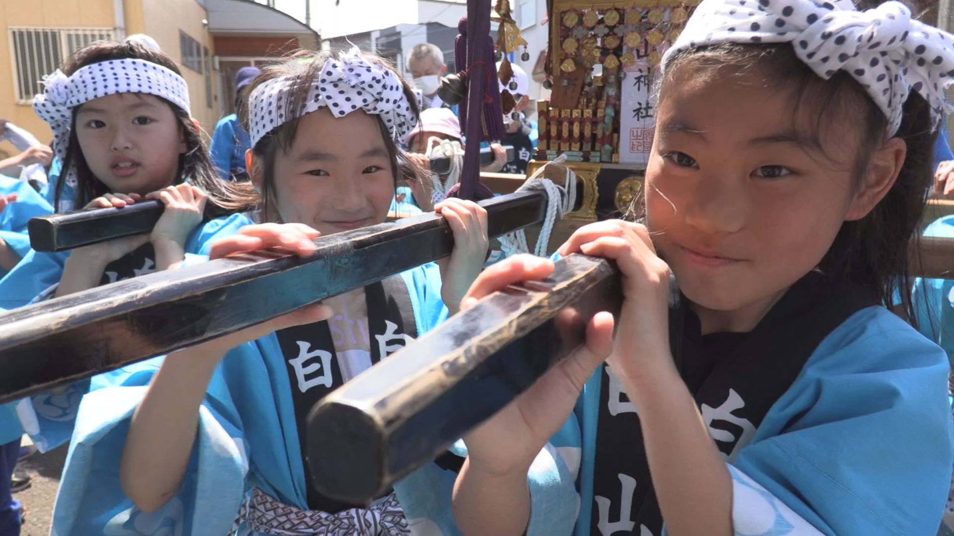 五月晴れにわっしょい！白山神社風祭