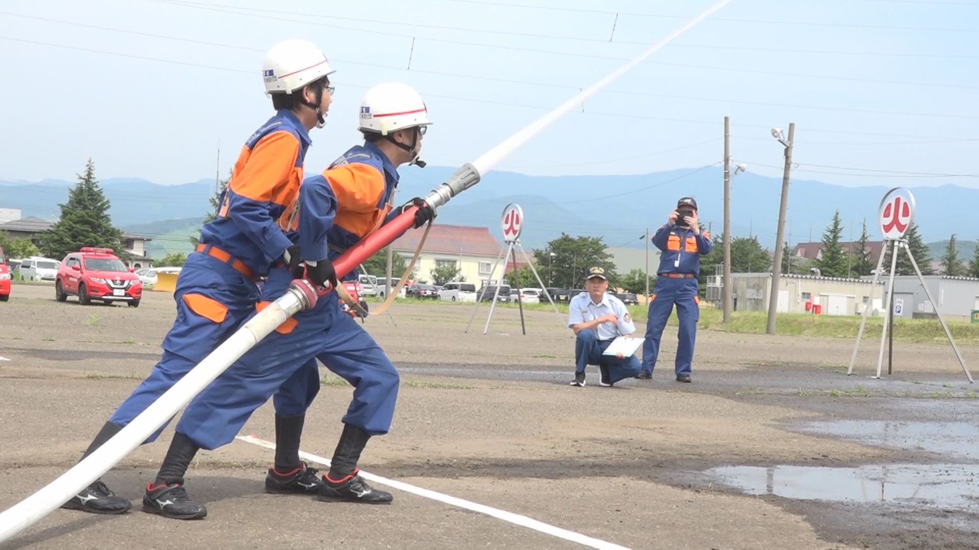 妙高市消防団の総合演習 県大会出場の代表決まる