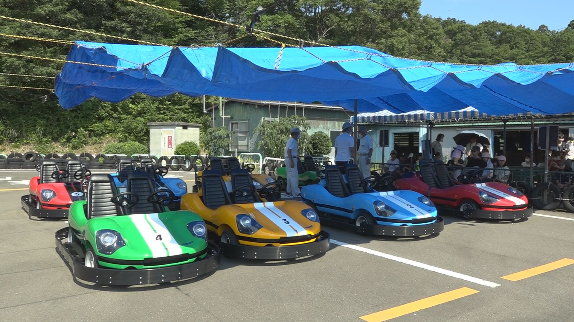 五智交通公園に新ゴーカート8台  乗り心地は…？