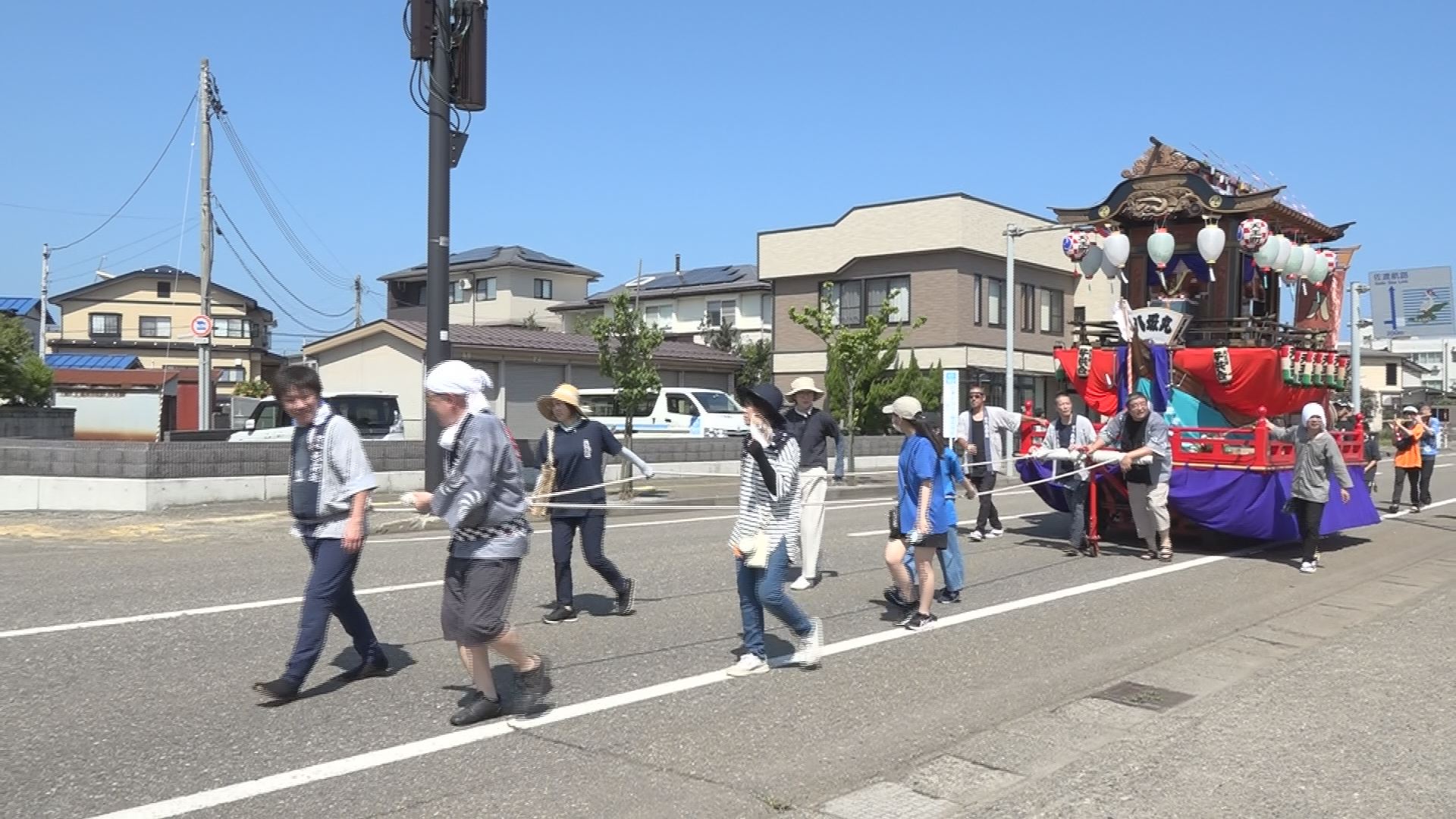 直江津祇園祭 4年ぶり19町内が屋台巡行