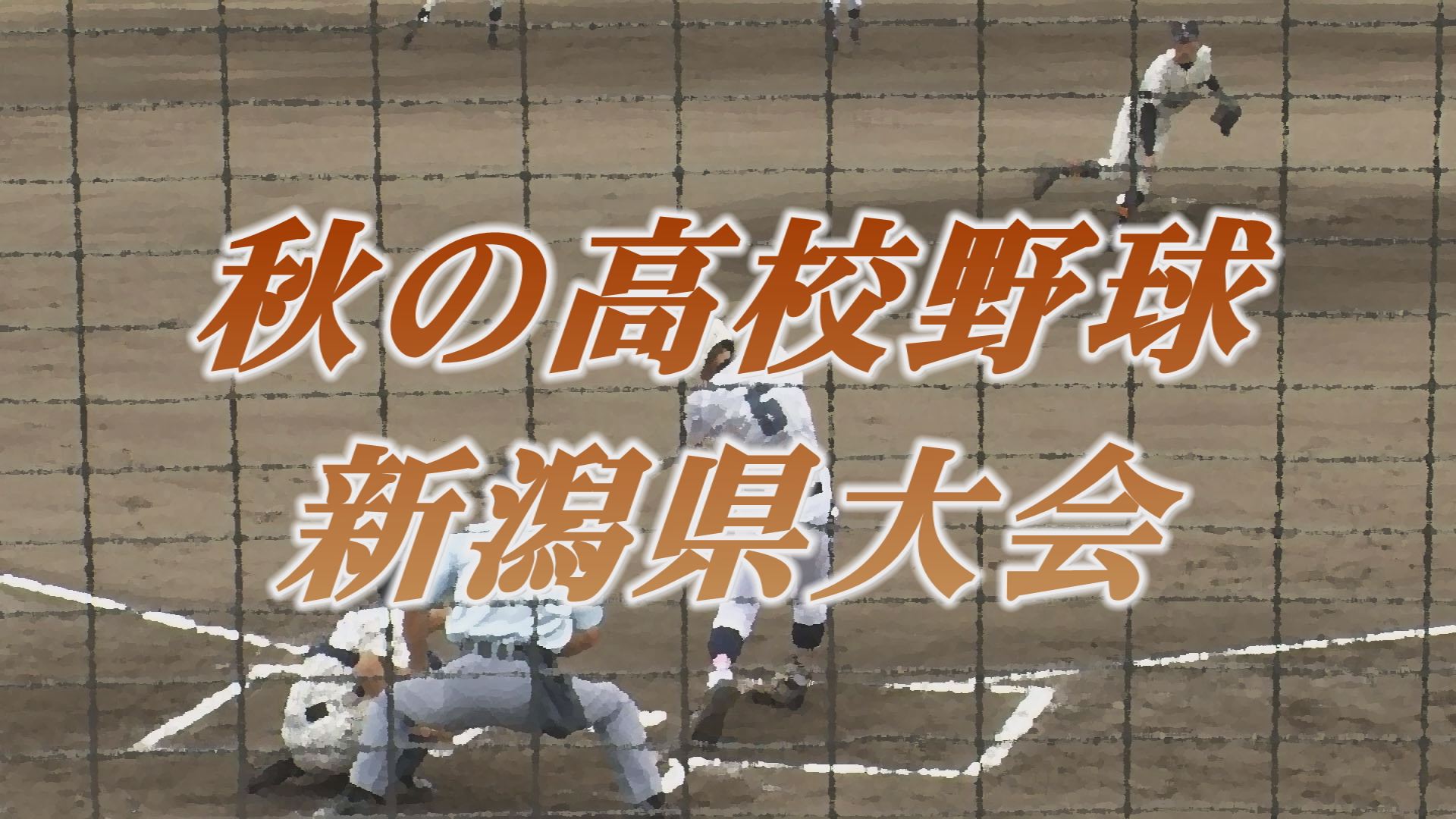 秋の北信越地区高校野球新潟大会 組み合わせ決まる！