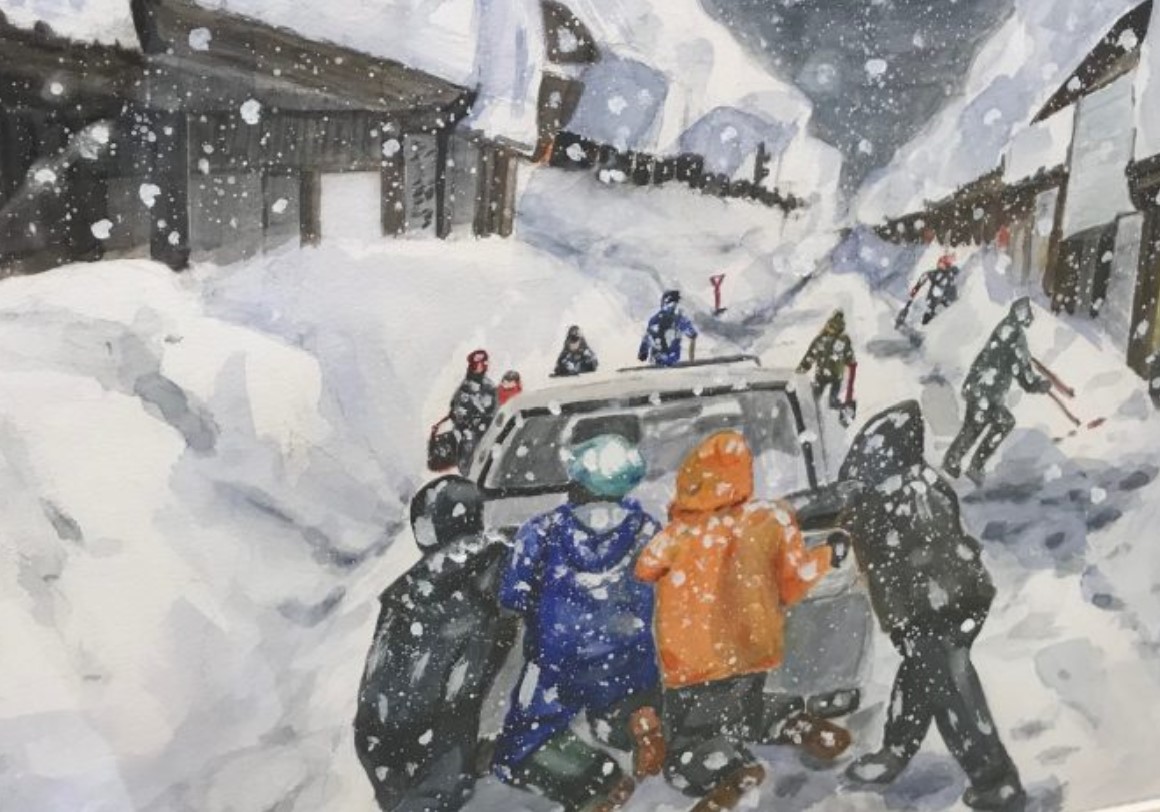 十人十色の個性！上越水彩画愛好展 18日まで市民プラザで開催中