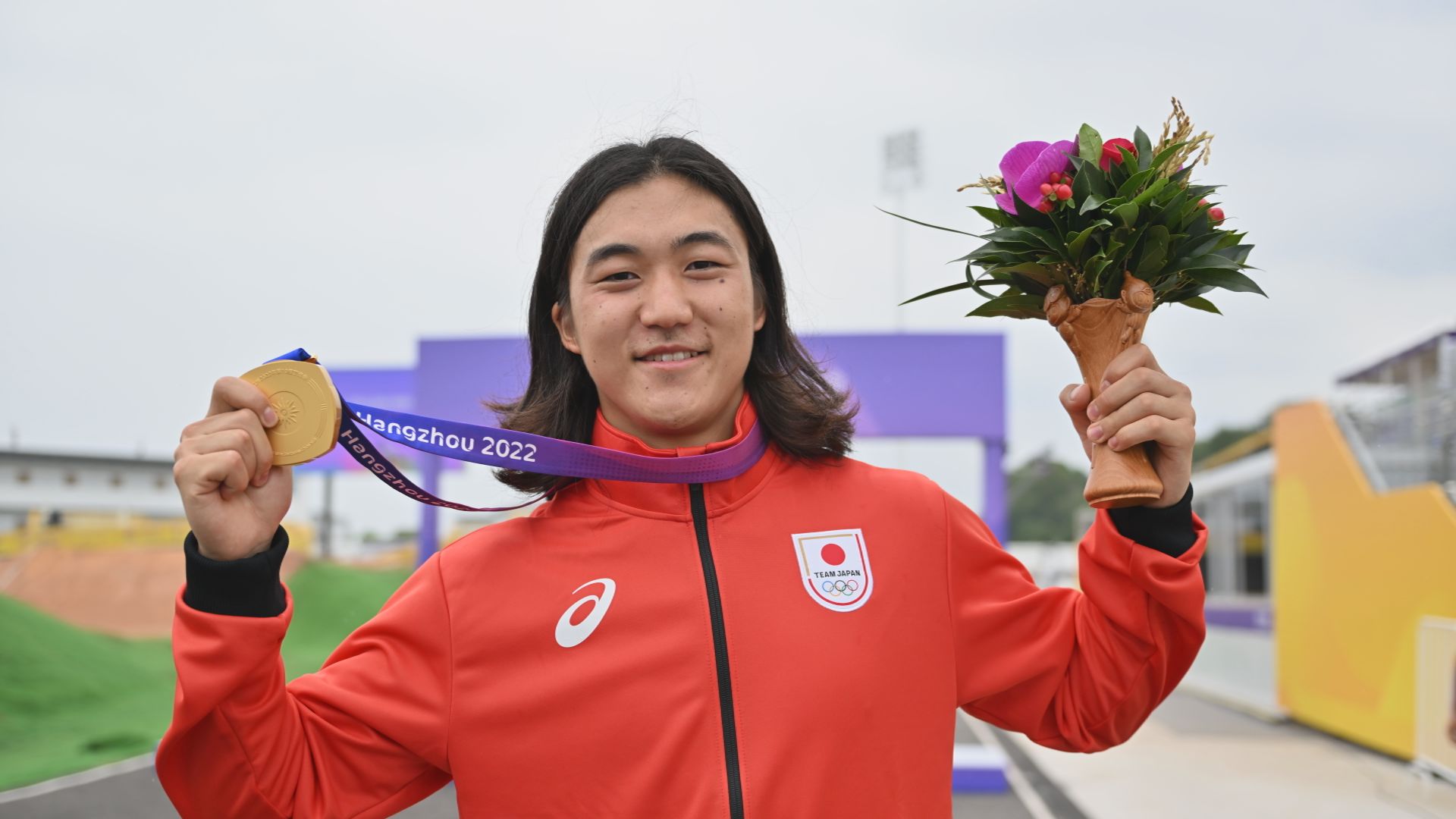 アジア大会で金メダル！上越市出身のBMX中井飛馬選手