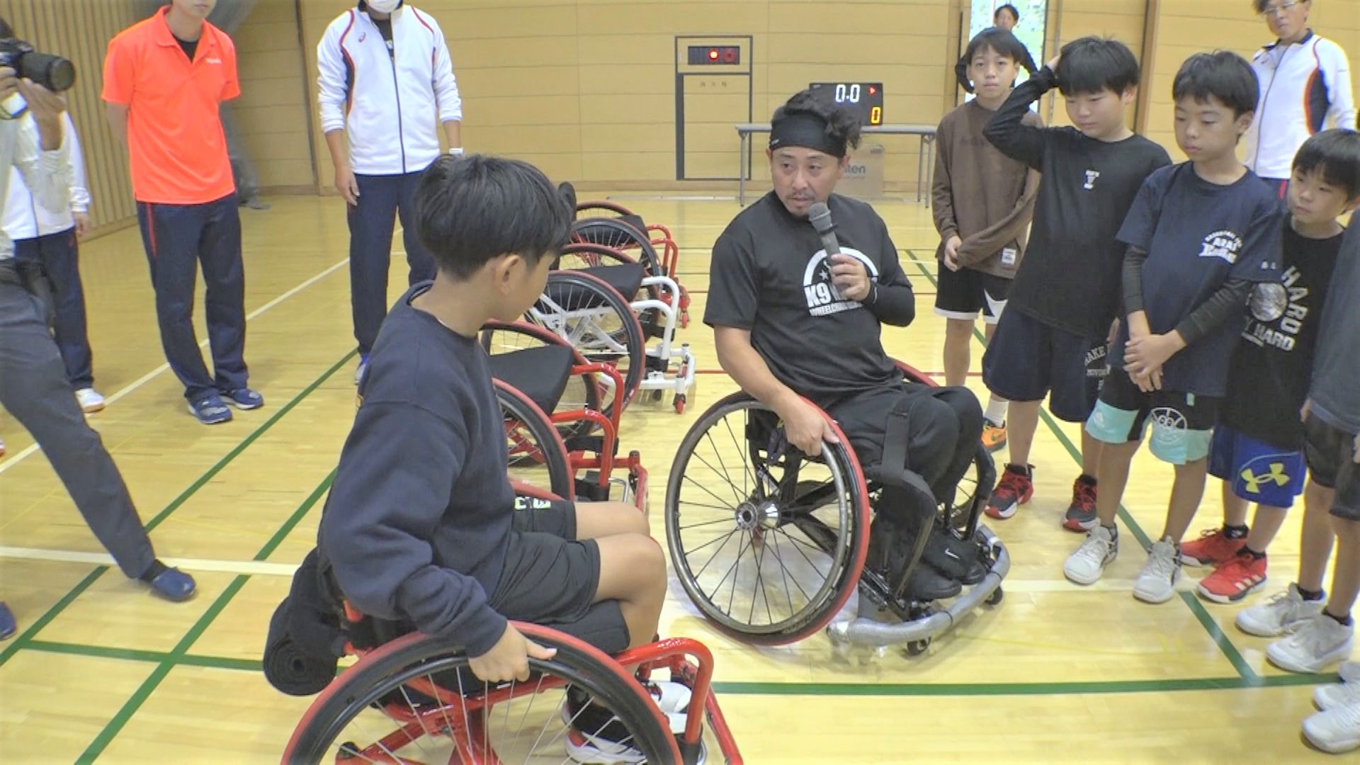 妙高市で初！車いすバスケ体験会