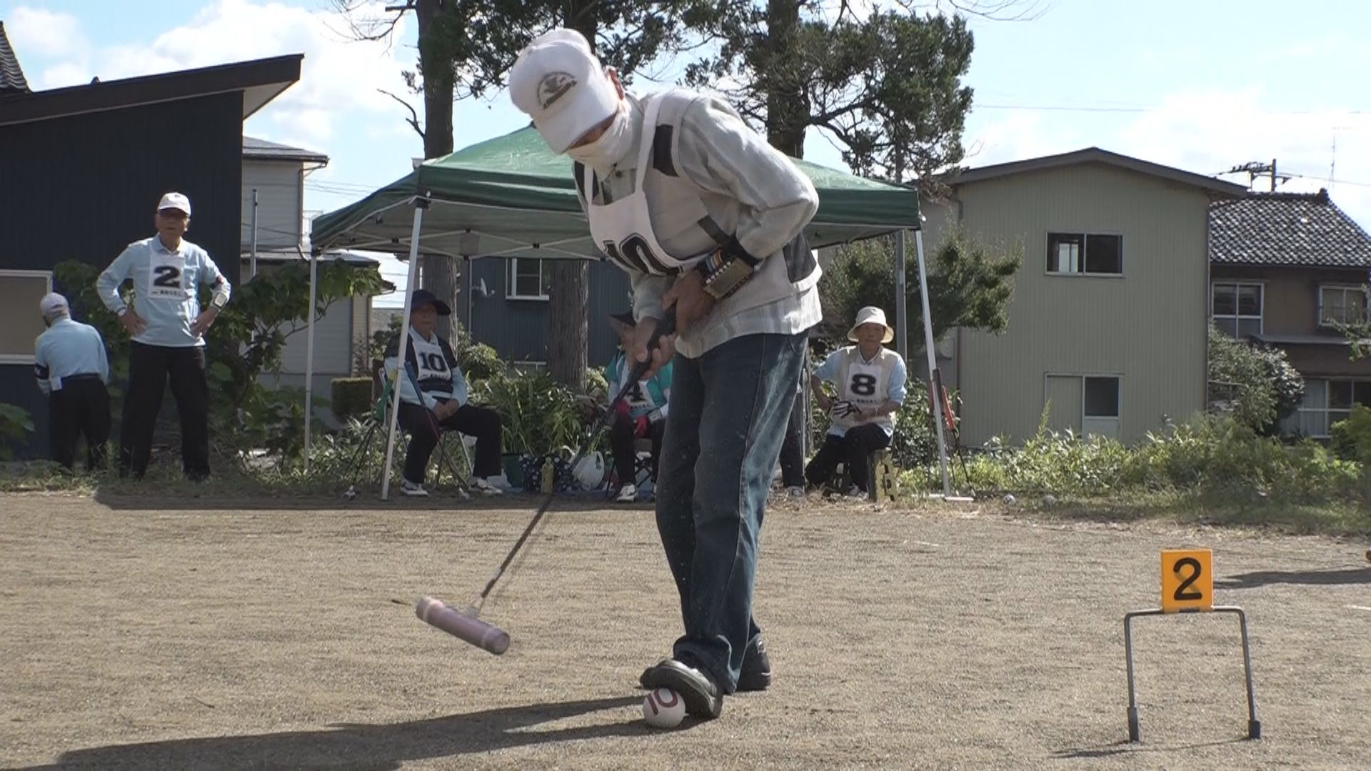 最高齢は94歳！上越市シニアゲートボール大会　