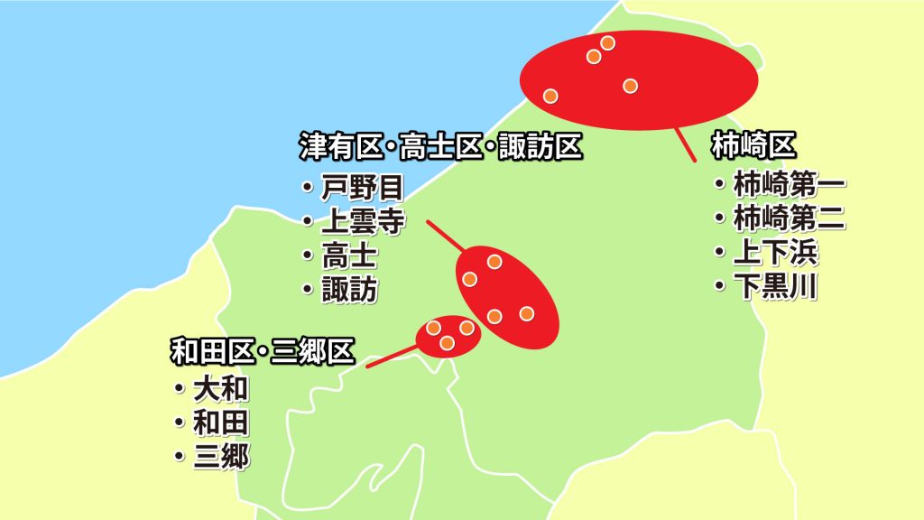 上越市の地図