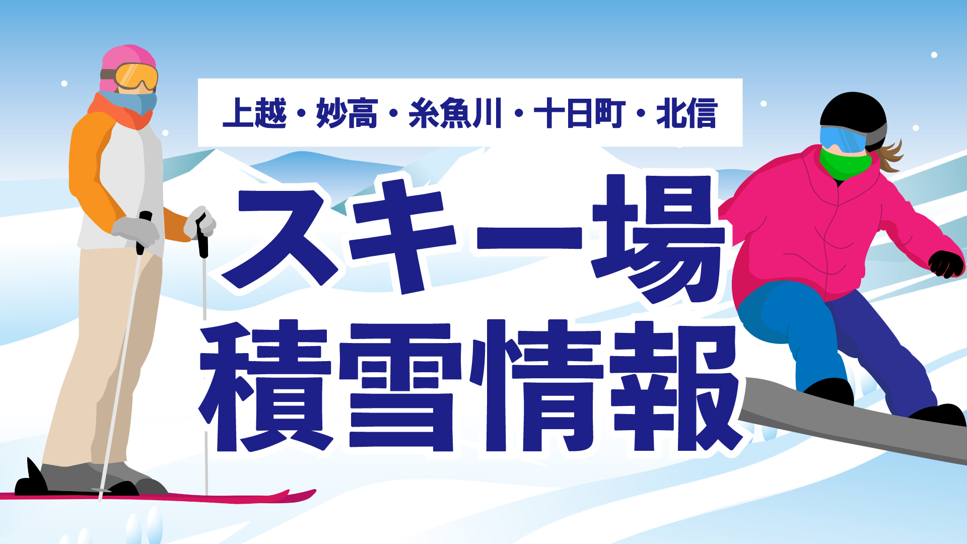 上越妙高周辺スキー場 積雪情報（3月29日 午前 現在）