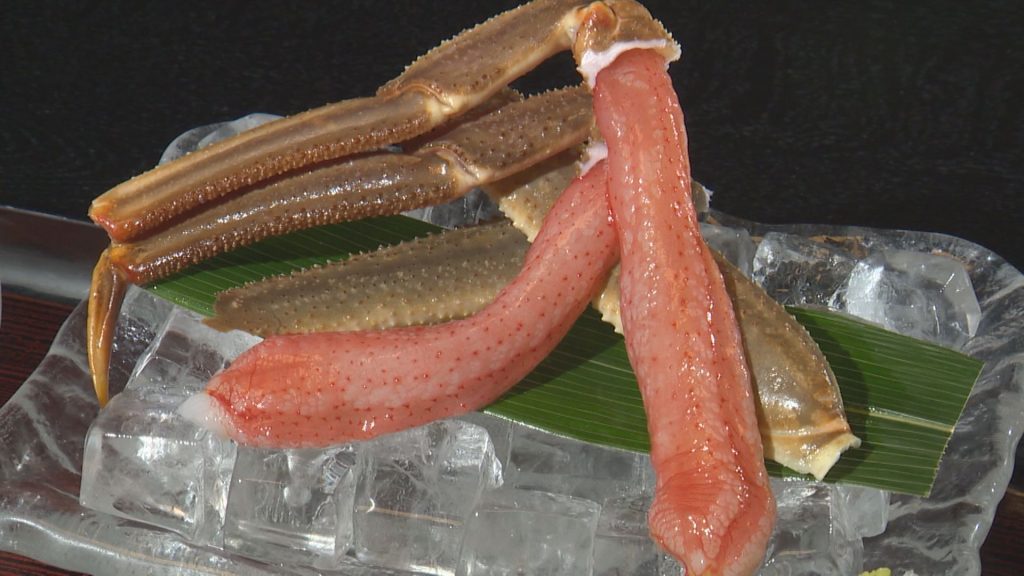 越後屋　カニの刺身