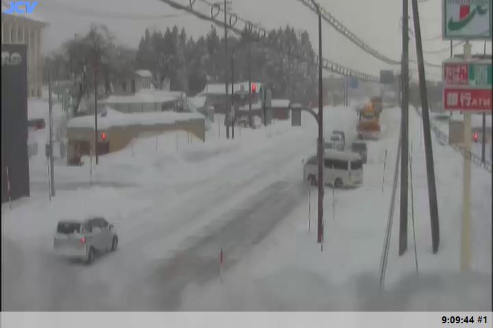 上越地方は16日(火)昼前にかけて大雪に注意警戒