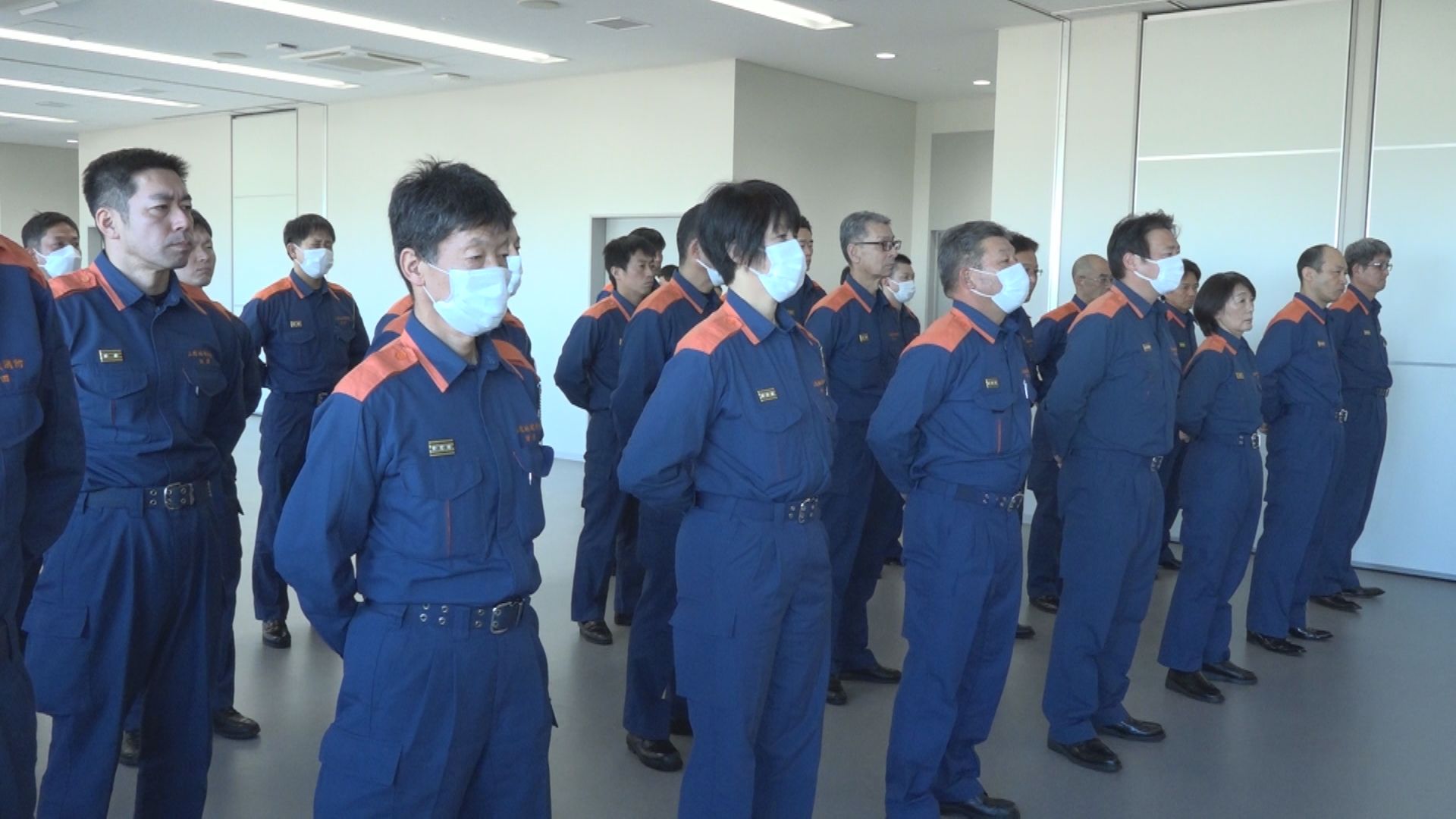 余震続く 万全な対応を 上越地域消防に市長が訓示