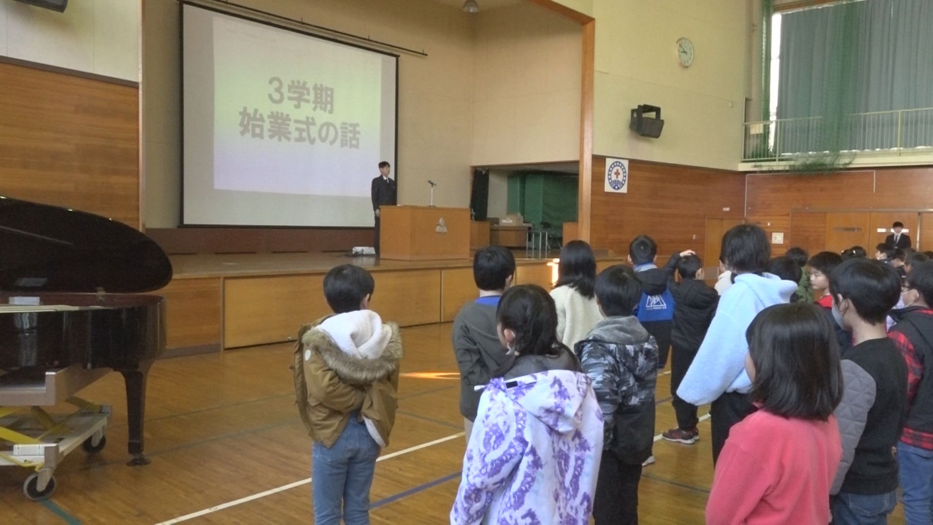 上越市立小中学校  予定通り3学期の始業式