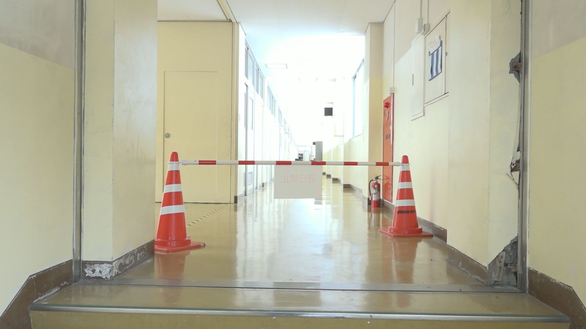 地震で妙高市小中学校の校舎一部使えず 給食も弁当に