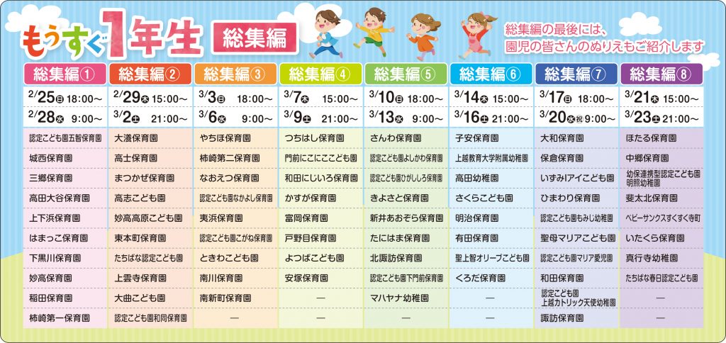 J-F3月号4面もうすぐ1年生総集編