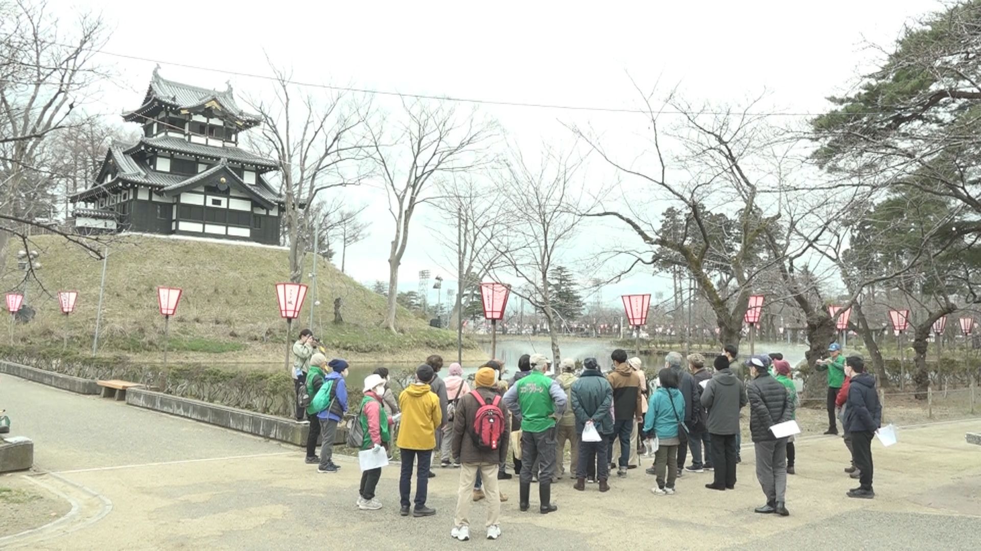 今年のサクラ開花はいつ？高田城址公園で観察会