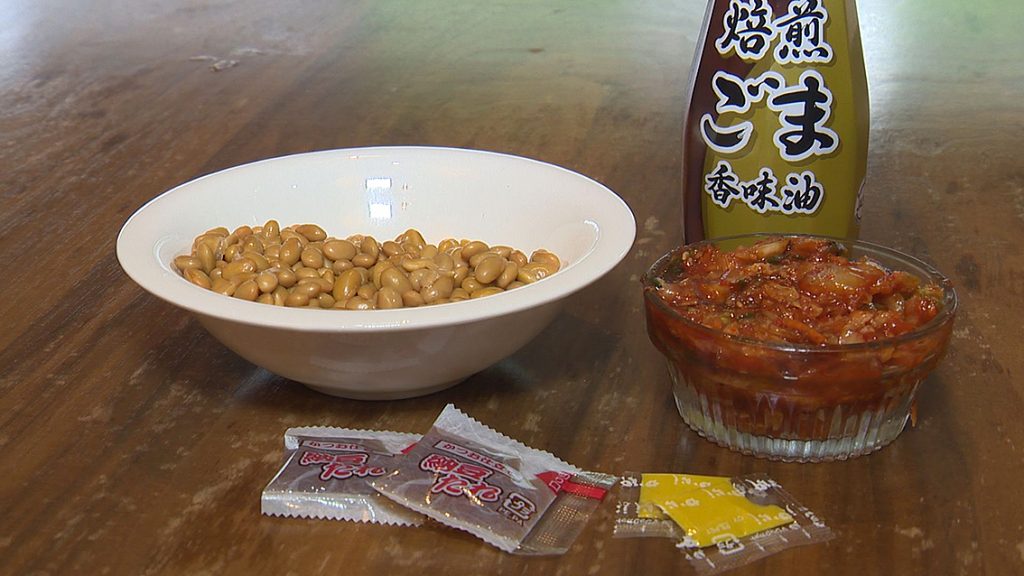 納豆キムチ材料