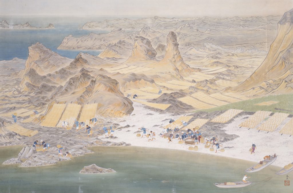 三浦文治《佐渡のイカ干し》_提供用画像