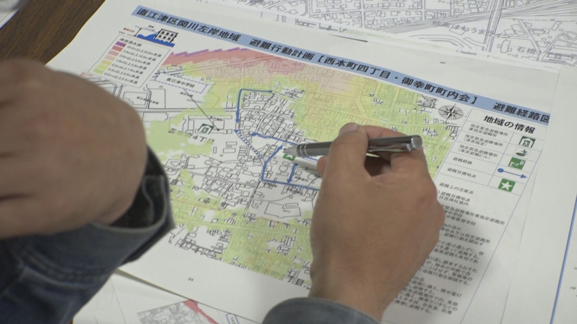 上越市 津波からの避難方法について方針案示す