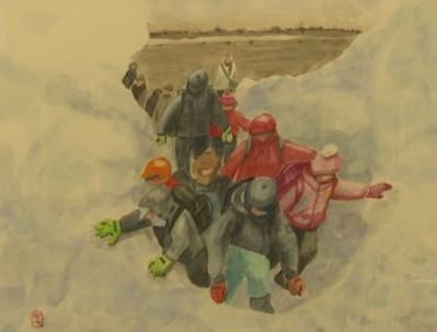第1回上越水彩画交流展 26日(日)まで市民プラザで開催中