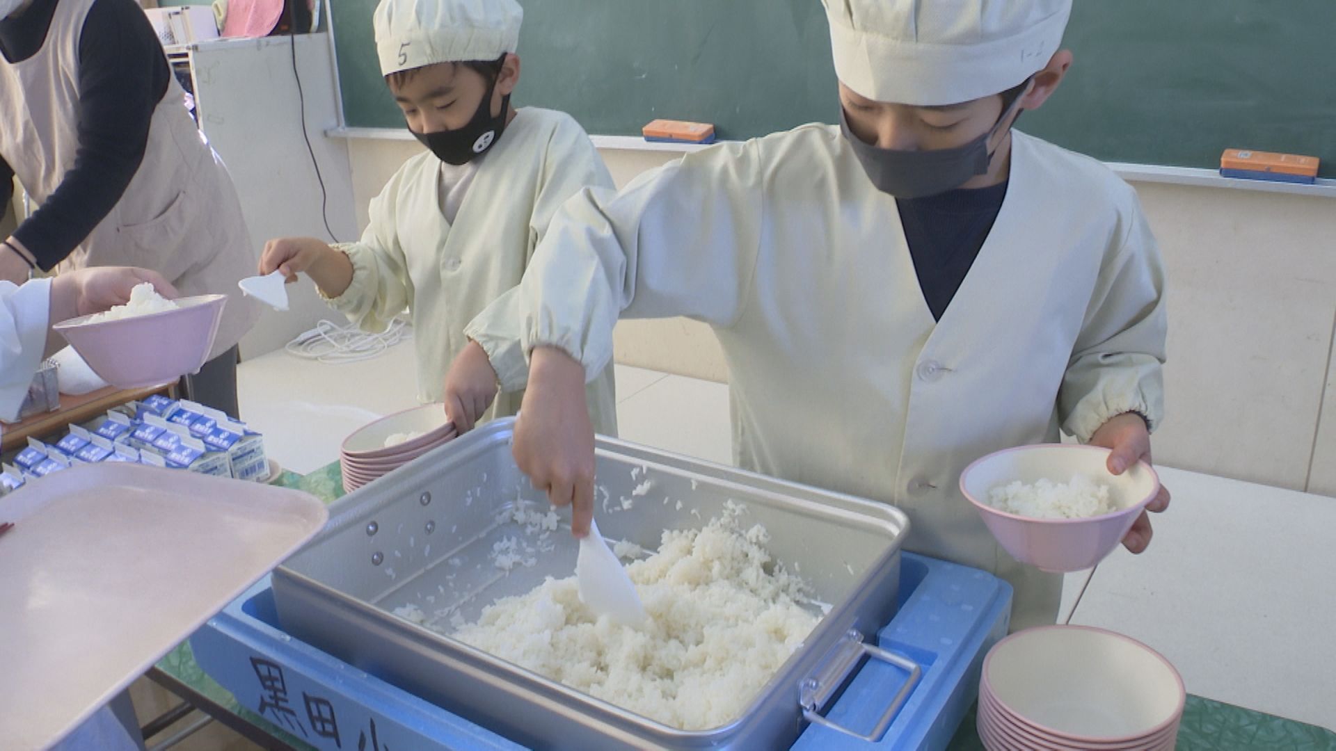 本町2の火災から1か月以上  一部の小中学校で給食ごはん提供再開