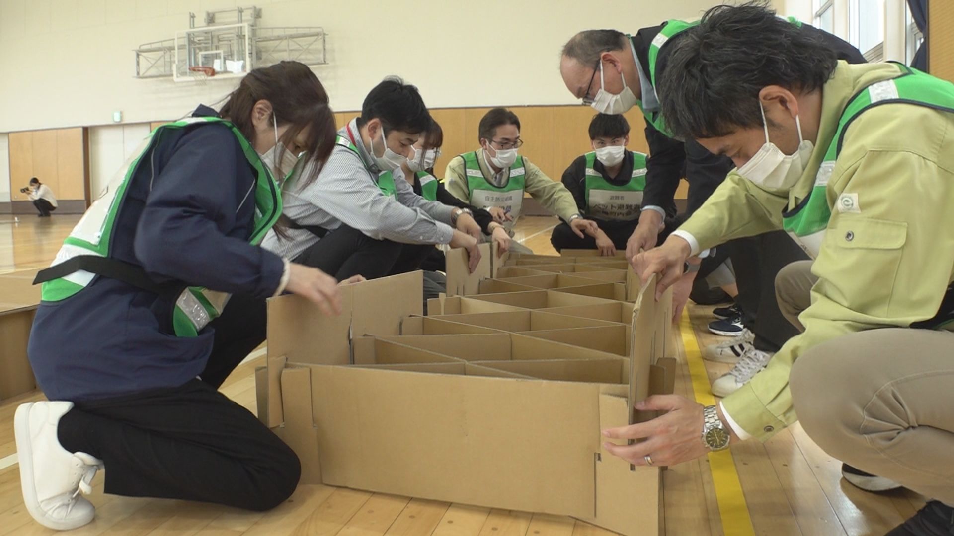 住民と協力して避難所運営 上越市職員が初動対応訓練
