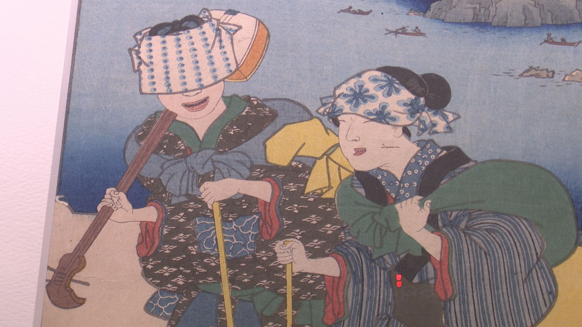 浮世絵に見る「瞽女」歌川広重作品など展示  瞽女ミュージアム高田