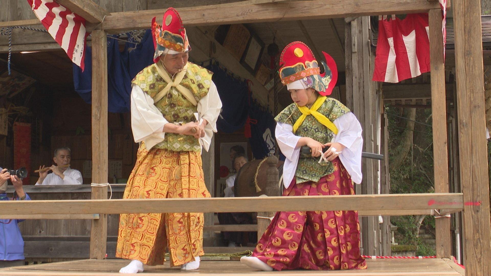 中ノ俣 氣比神社で五穀豊穣を願う春の例大祭