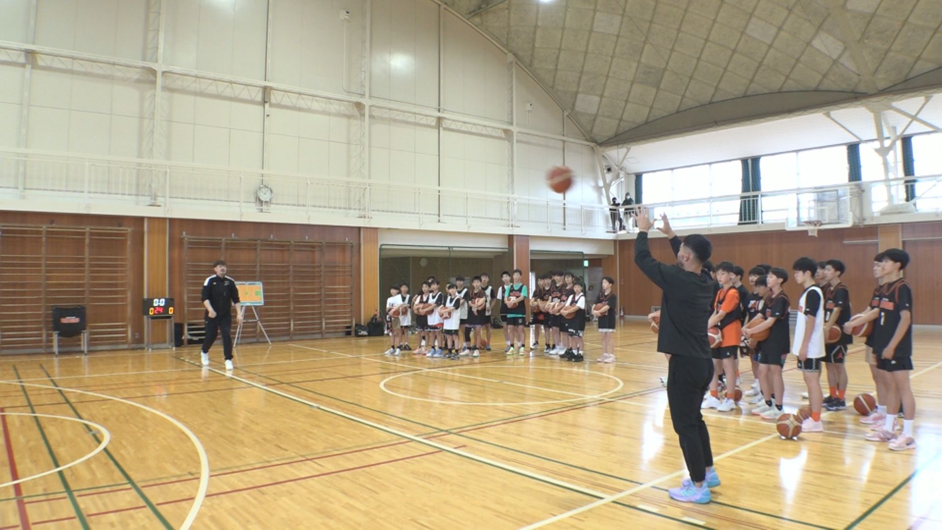 プロから学ぶ！新潟アルビBBコーチが上越でクリニック