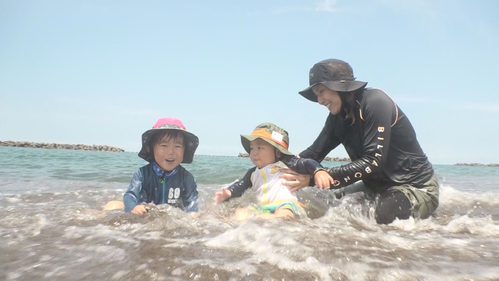 鵜の浜海水浴場 完全復活で海開き！