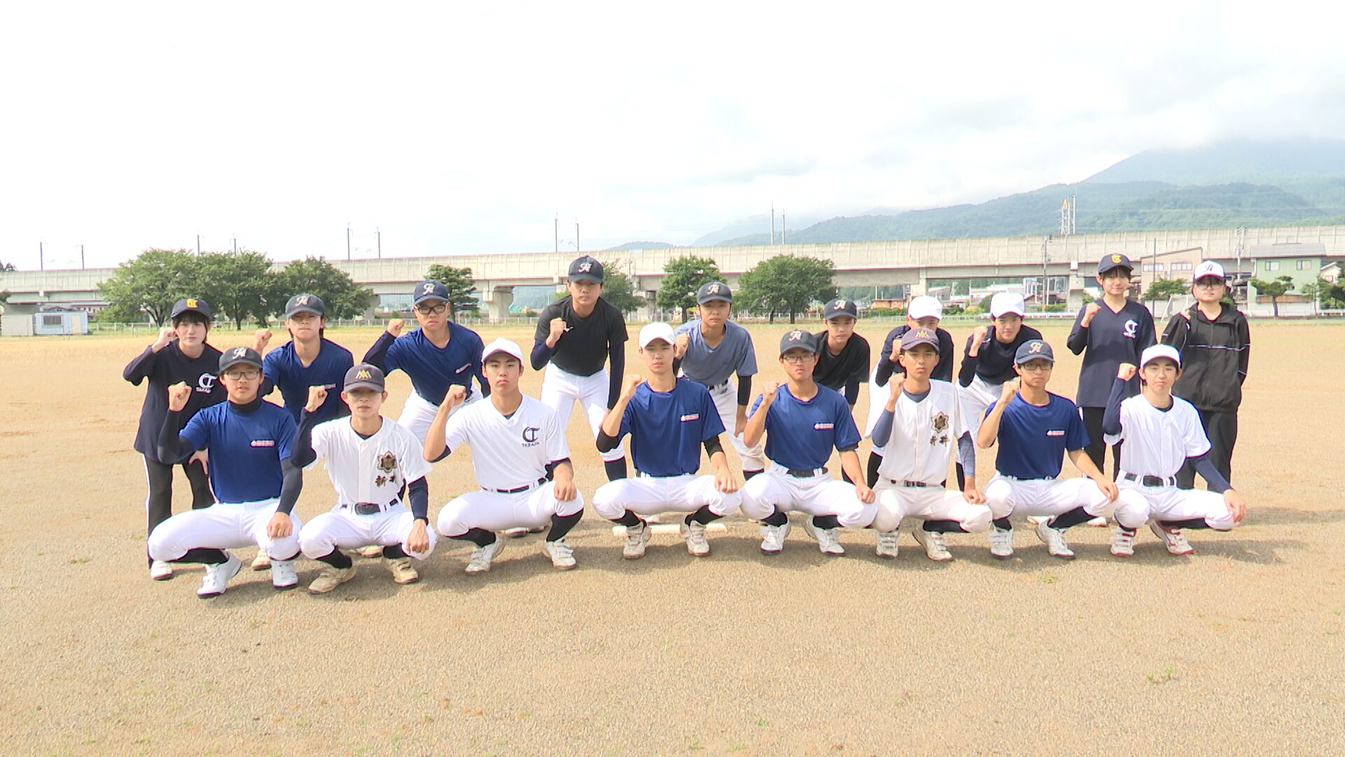 甲子園へダッシュ！連合チーム（高田商業高校･新井高校･糸魚川白嶺高校）