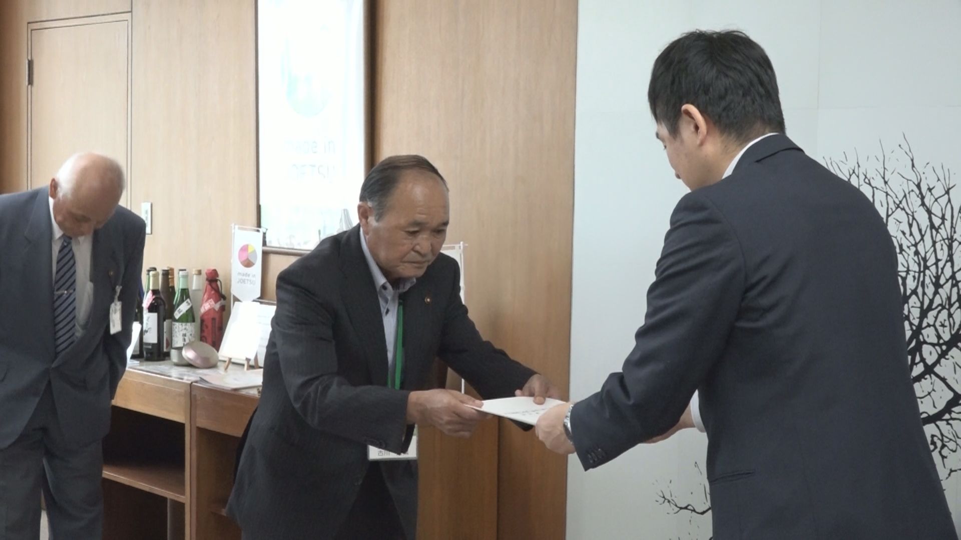 上越市農業委員会が市長に意見書を提出