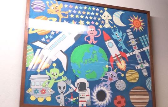 まちなかアート！障がいがある作家の作品 高田本町商店街に展示